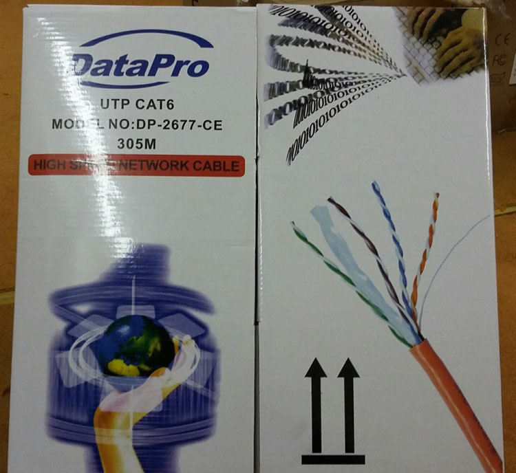 DATAPRO 305M 23 AWG CAT6 CABLE GREY CAT6 [P/N 04ASL7345]